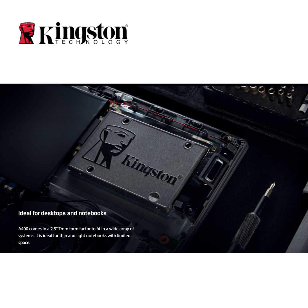 Kingston A400 120GB SATA3 2.5 Internal SSD Solid State Drive (SA400S37/120G)